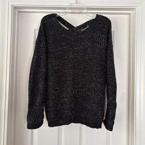 Forever 21 criss-cross back sweater, relaxed fit, S
